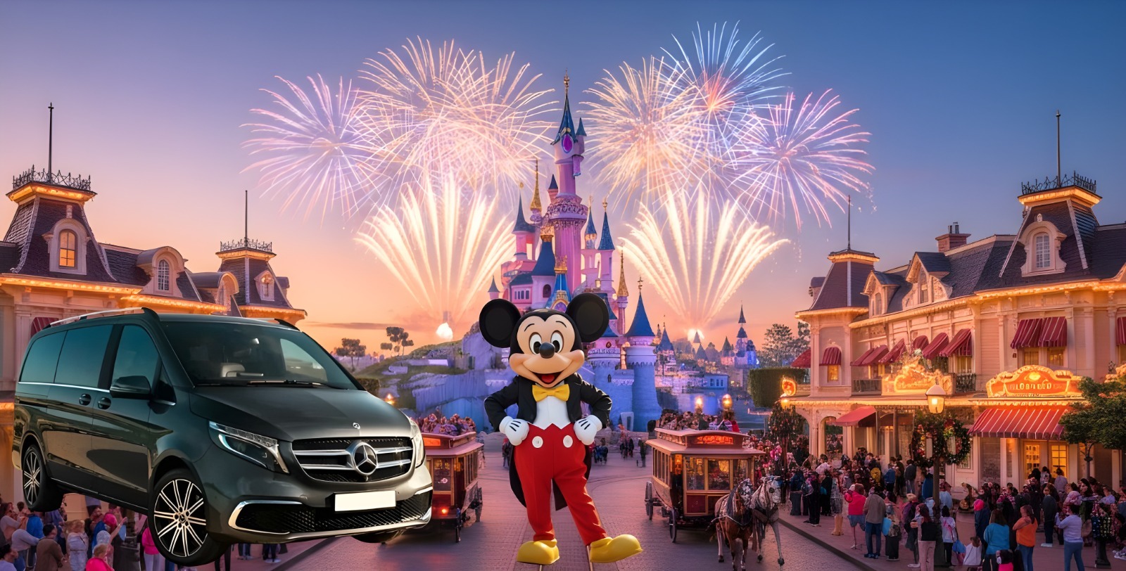Paris disneyland cab service
