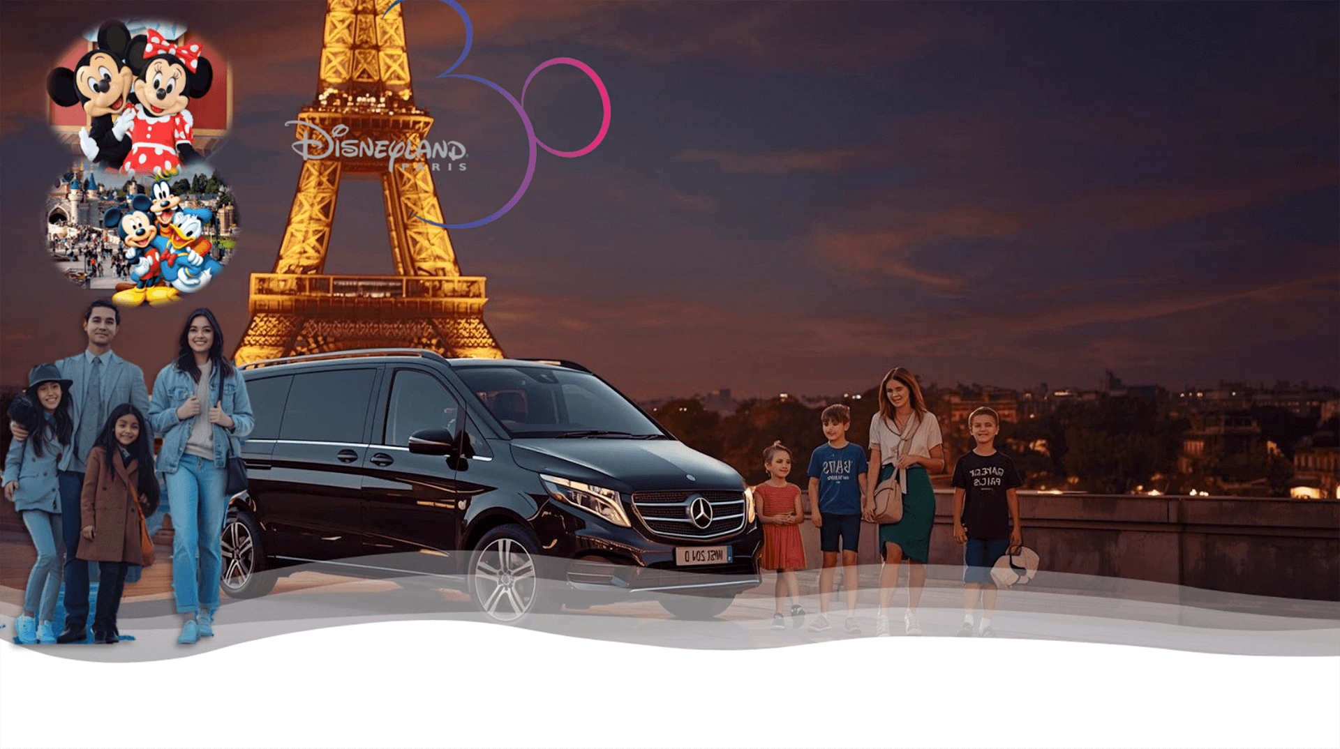 Paris disneyland cab service