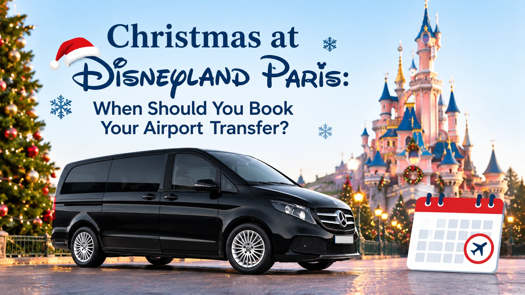 Christmas at Disneyland Paris: When Should You Book Your Airport Transfer?